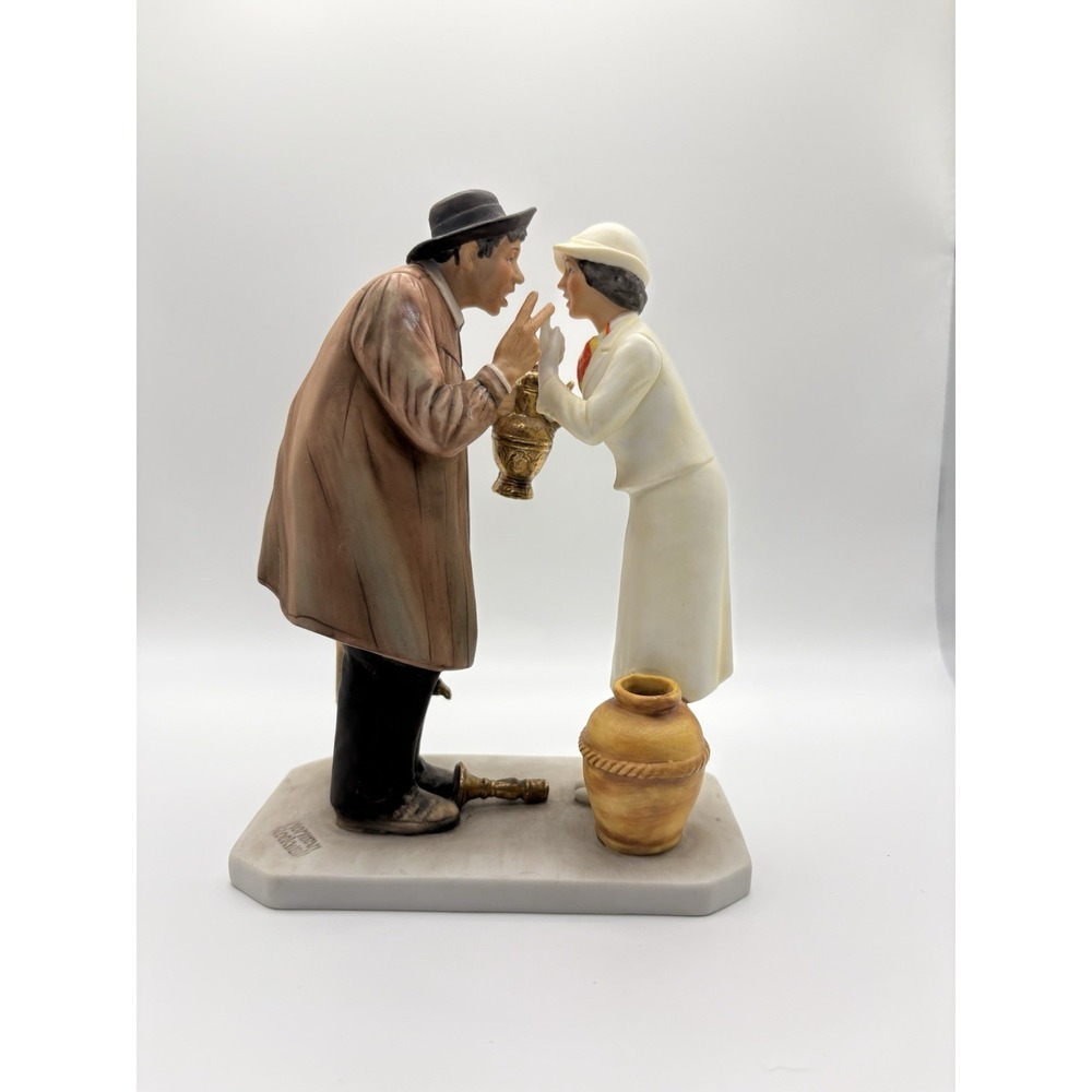 Low Number #298! Vintage Norman Rockwell "Antique Dealer" Figurine - Gorham 1983